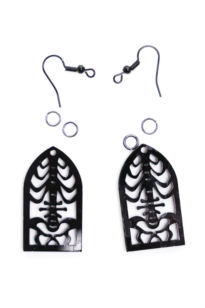 Skeleton Window Earrings