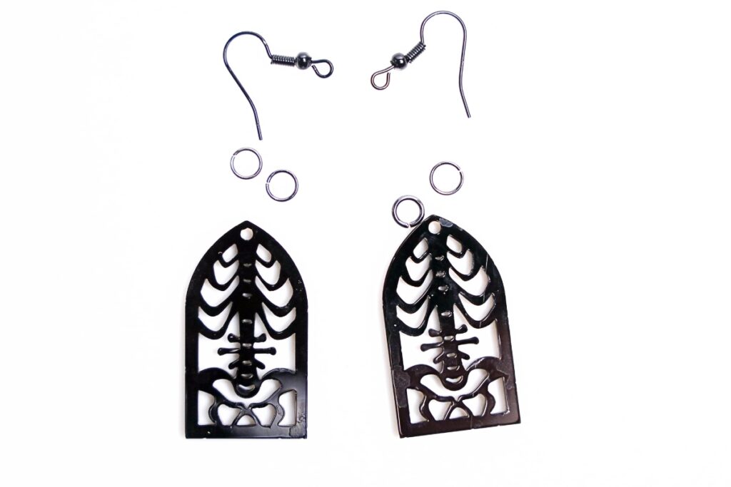 Skeleton Window Earrings