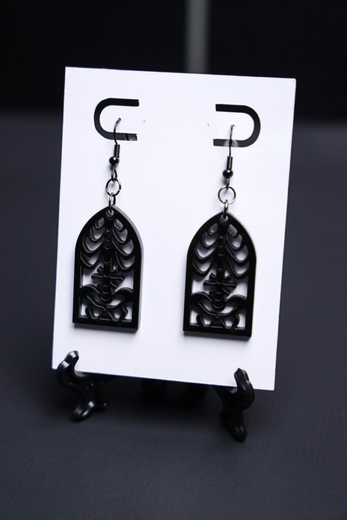 Skeleton Window Earrings
